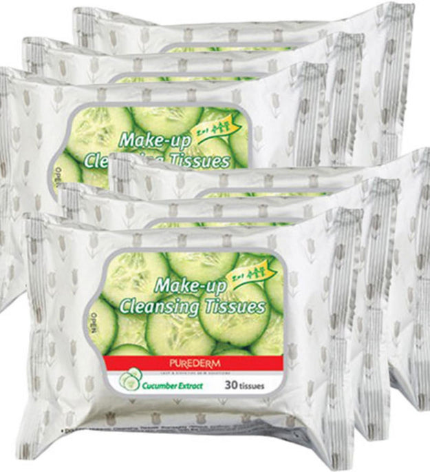 Purederm Cucumber Cleansing Tissue 145ml