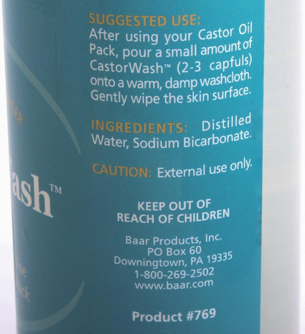 Baal Castor Wash Alkaline Skin Cleanser