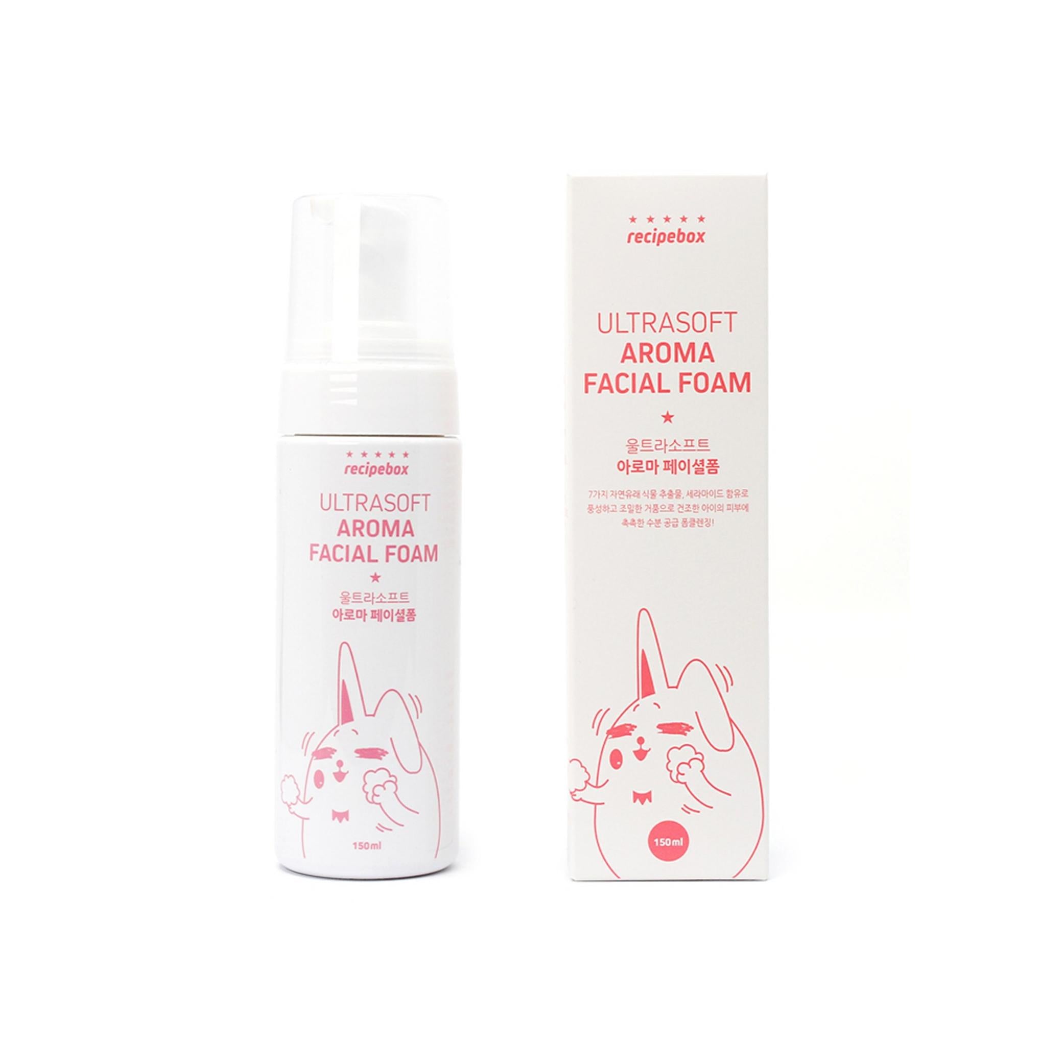 Recipebox رغوة تنظيف الوجه برائحة فائقة النعومة