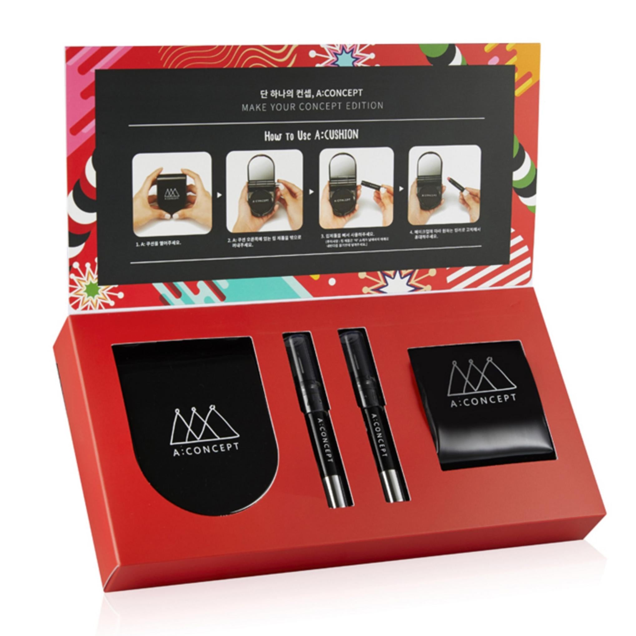 ACONCEPT HAZ TU CONCEPTO MAQUILLAJE SET ROJO Nº 21 BEIGE CLARO