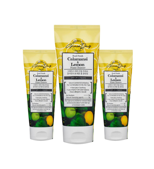 Graceday Real Fresh Calamansi & Lemon Foam Cleansing