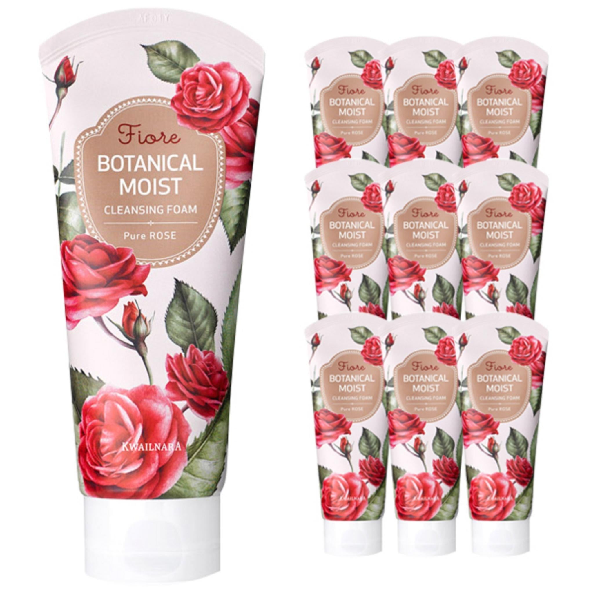 رغوة التنظيف الرطبة النباتية من كويلنارا فيوري، الورد النقي