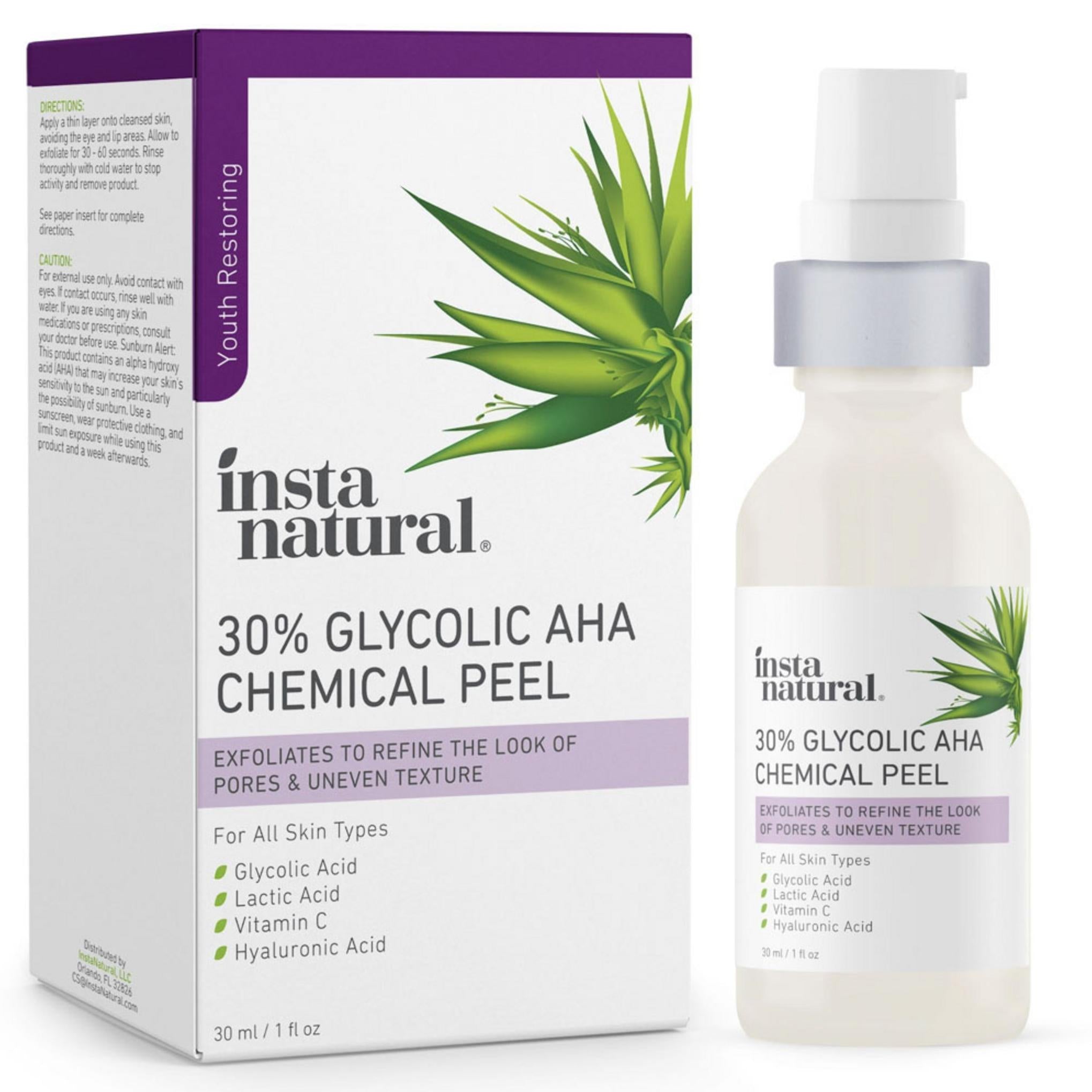 Insta Natural %30 Glikolik Aha Kimyasal Peeling