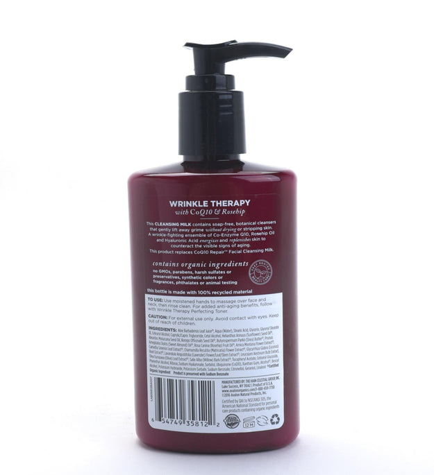Avalon Organics Wrinkle Therapy with CoQ10 & Rosehip Cleansing Milk