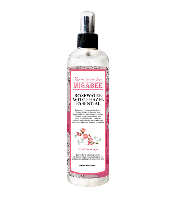 Migabi Rose Water Witch Hazel Essential Skin Toner