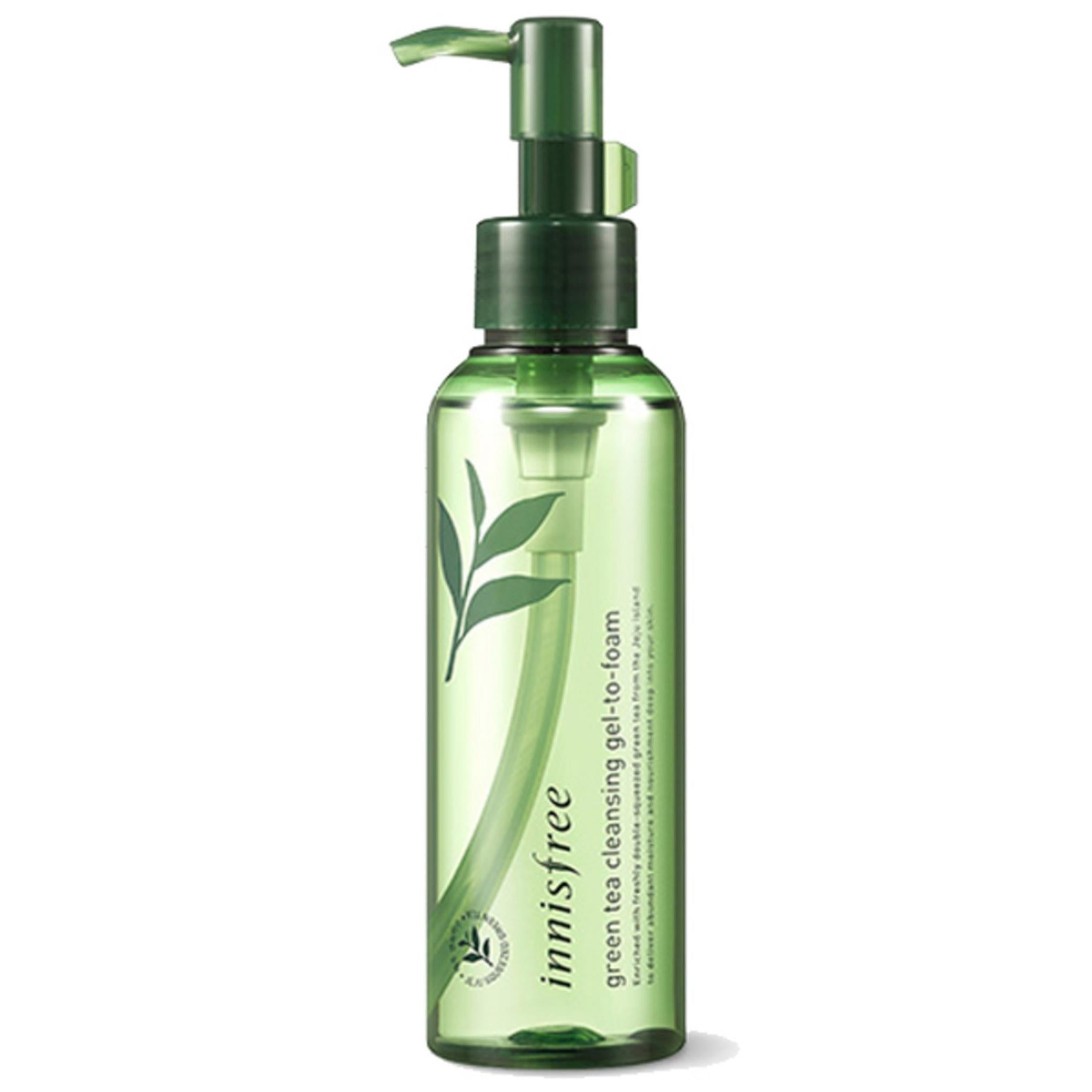 Gel limpiador en espuma de té verde de Innisfree