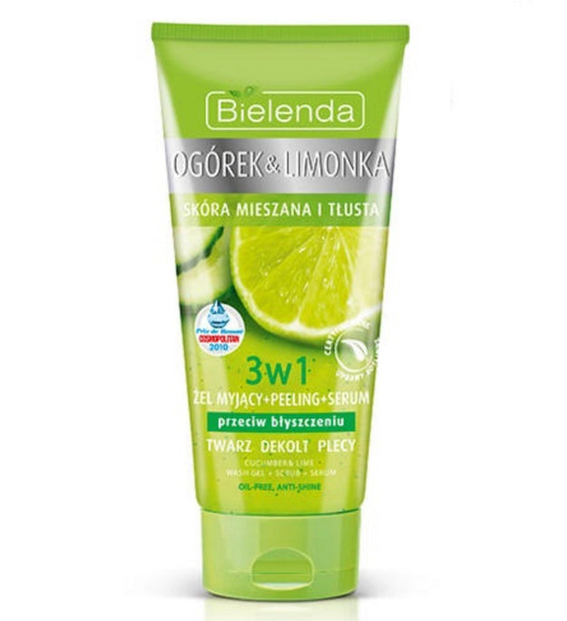 [Bielenda] Gurken-Limetten-Gesichtsbehandlung 3in1