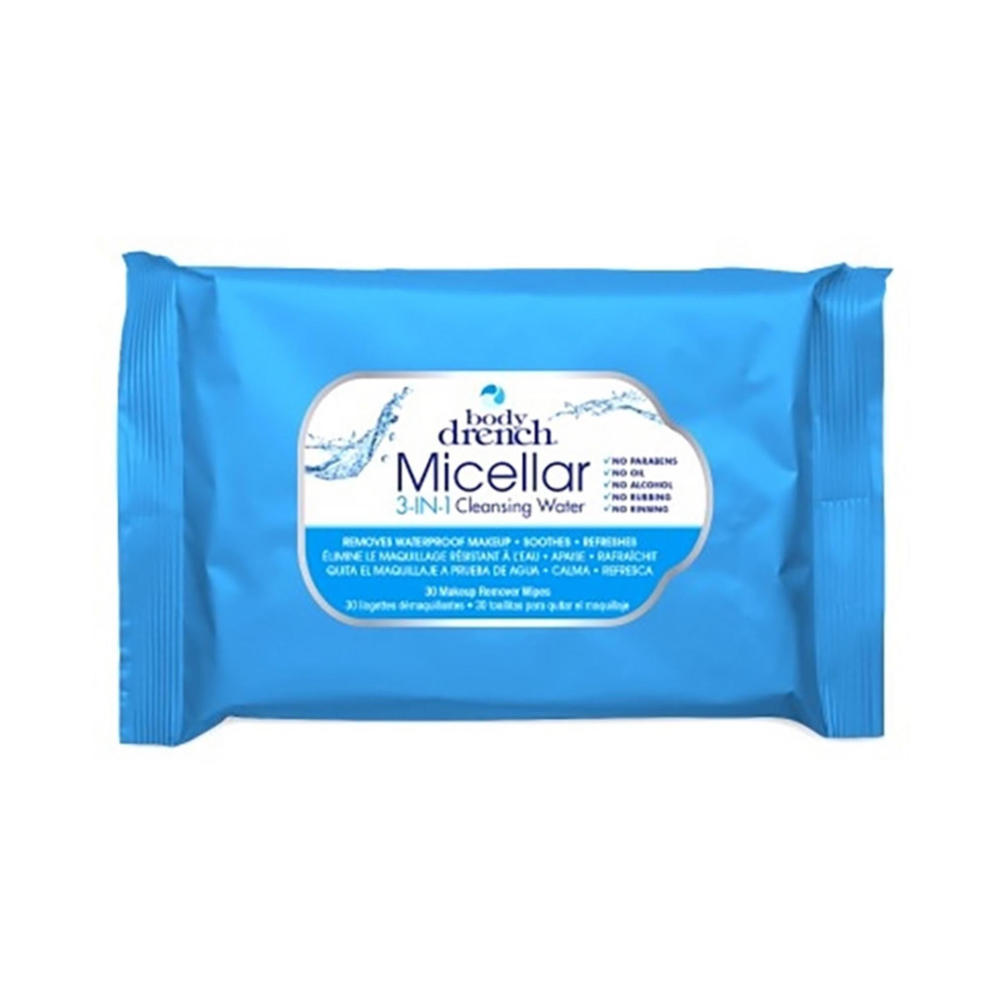 Salviette struccanti detergenti 3 in 1 Body Drench Micellar