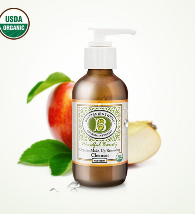 Organic makeup removing cleanser