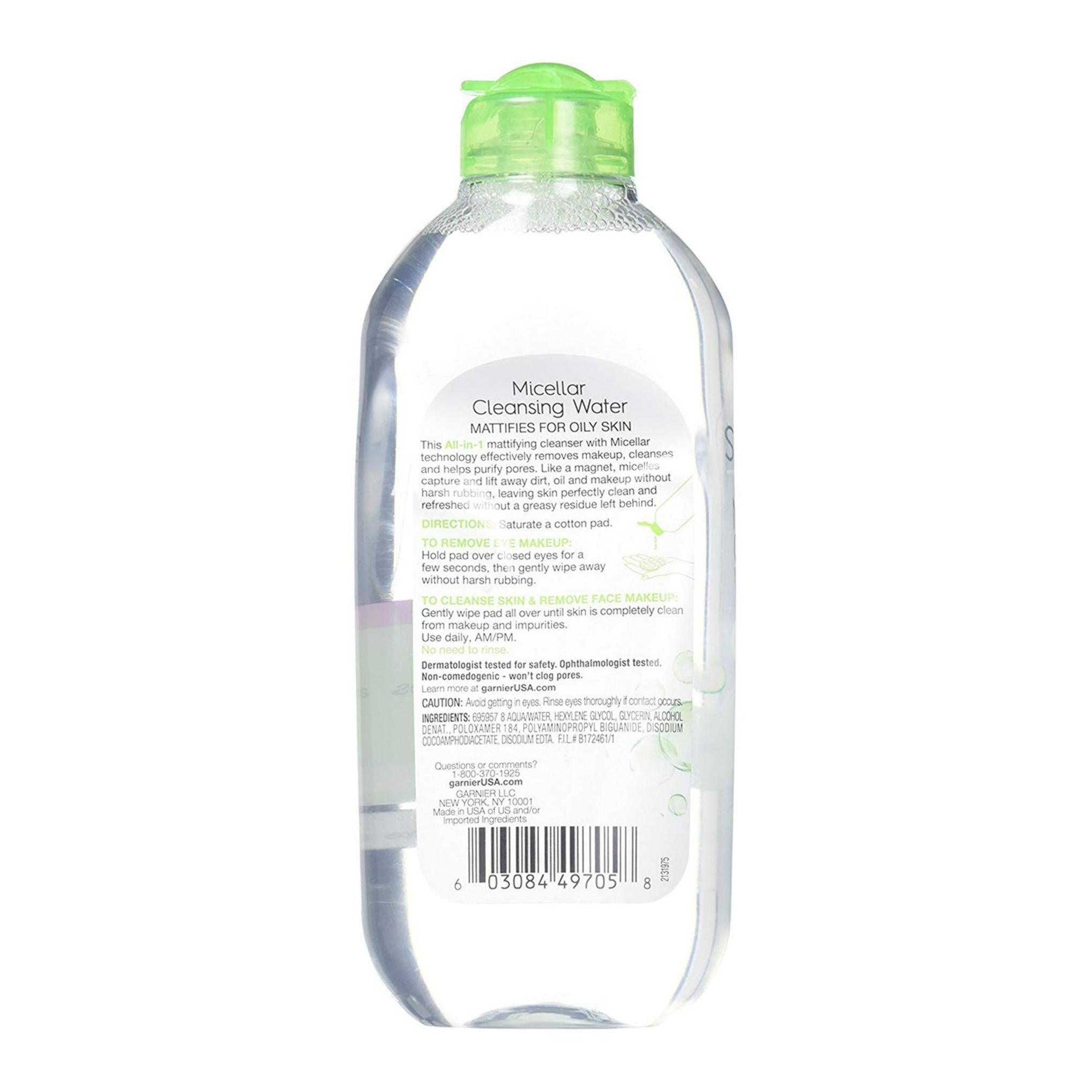 ماء منظف البشرة غارنييه سكين أكتيف ميسيلار