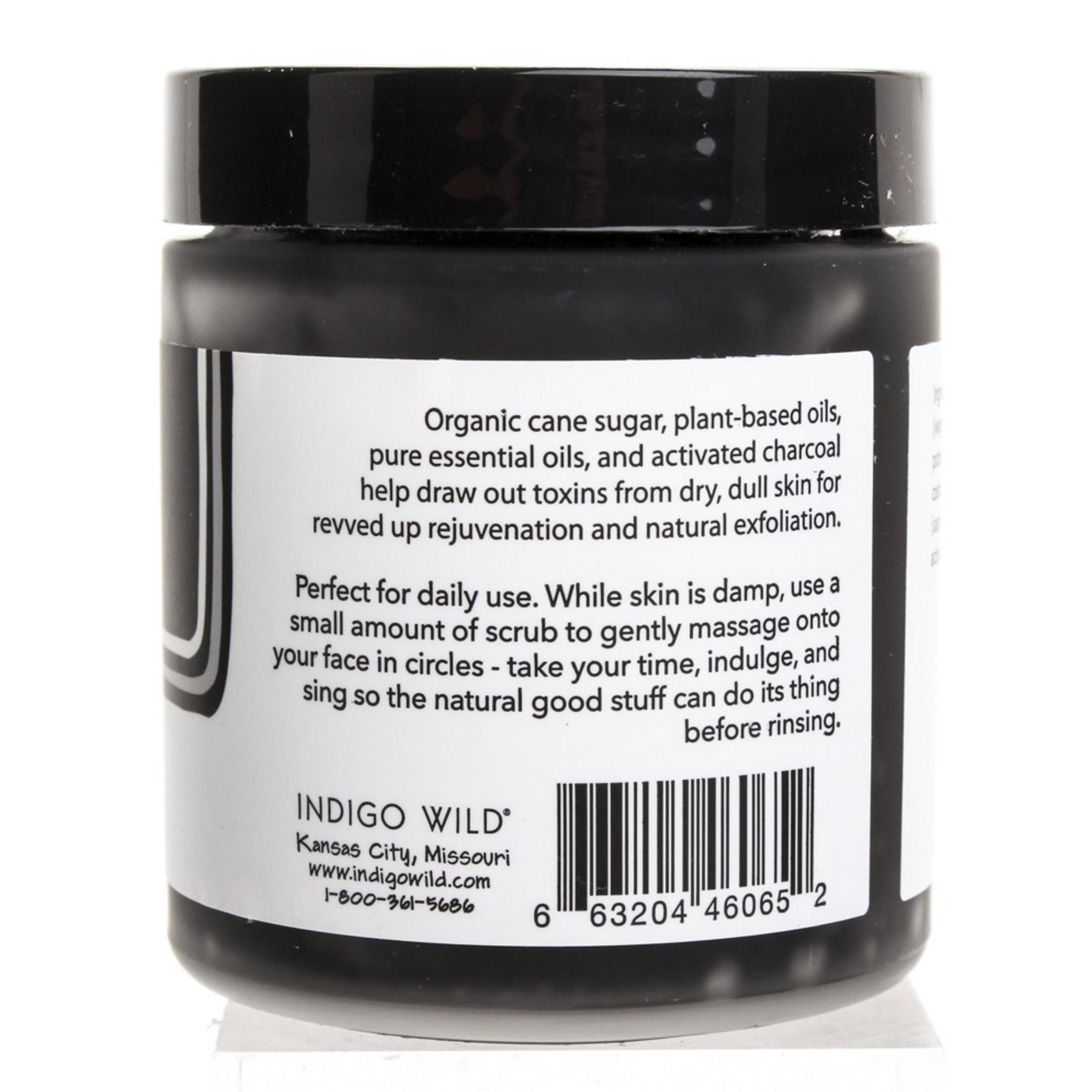 Gommage visage au sucre et au charbon de bois Indigo Wild Face