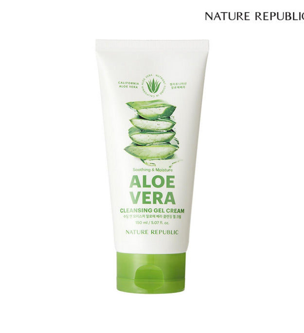 Nature Republic Soothing & Moisture Aloe Vera Cleansing Gel Cream