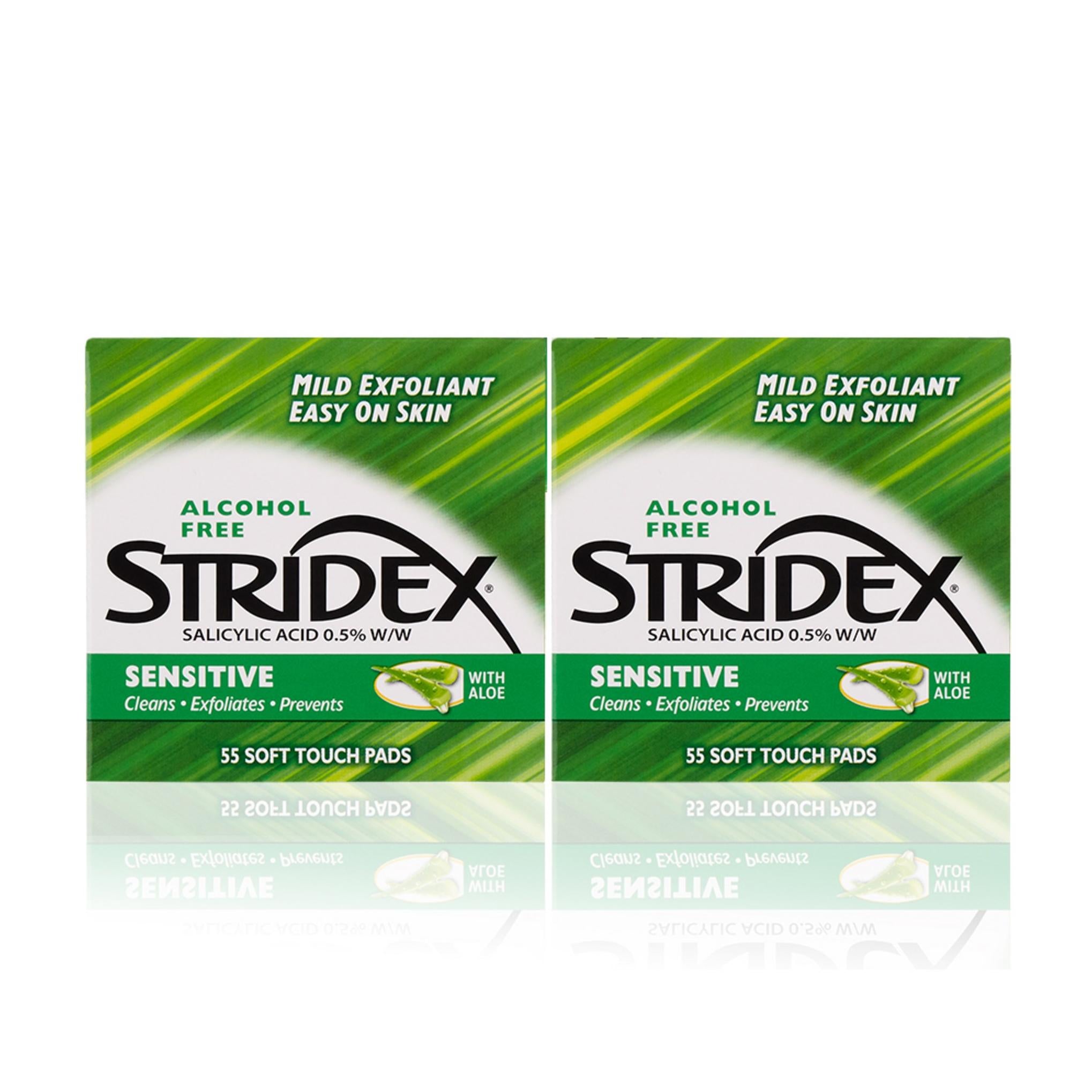 Almohadilla exfoliante Stridex Sensitive 55p