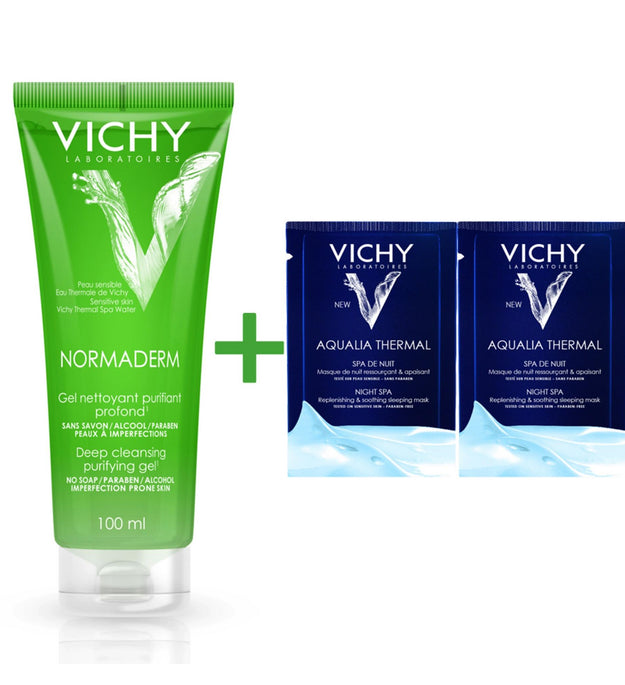 Gel Nettoyant Acide Faible Normaderm de Vichy