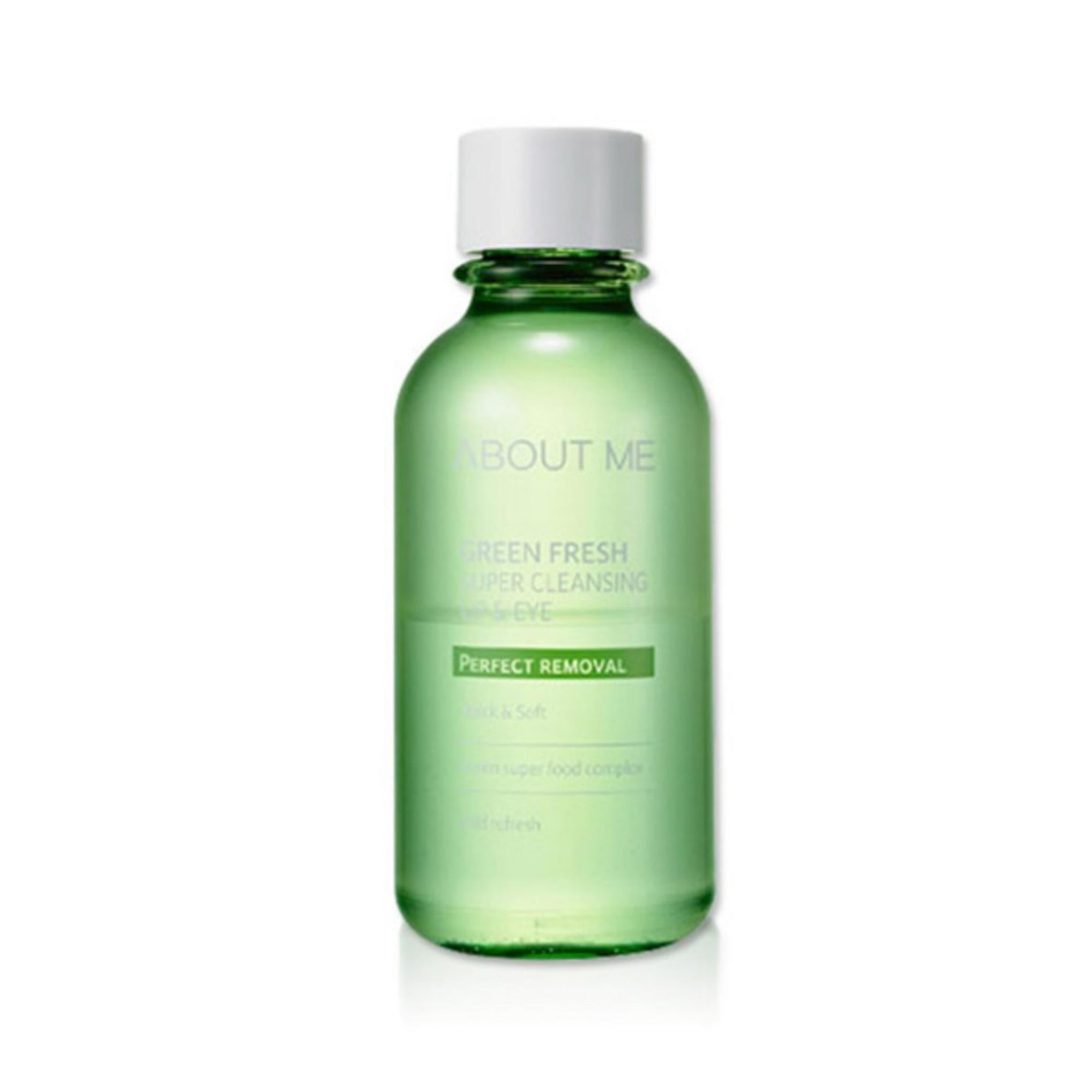 Sobre mim Removedor de lábios e olhos Green Fresh