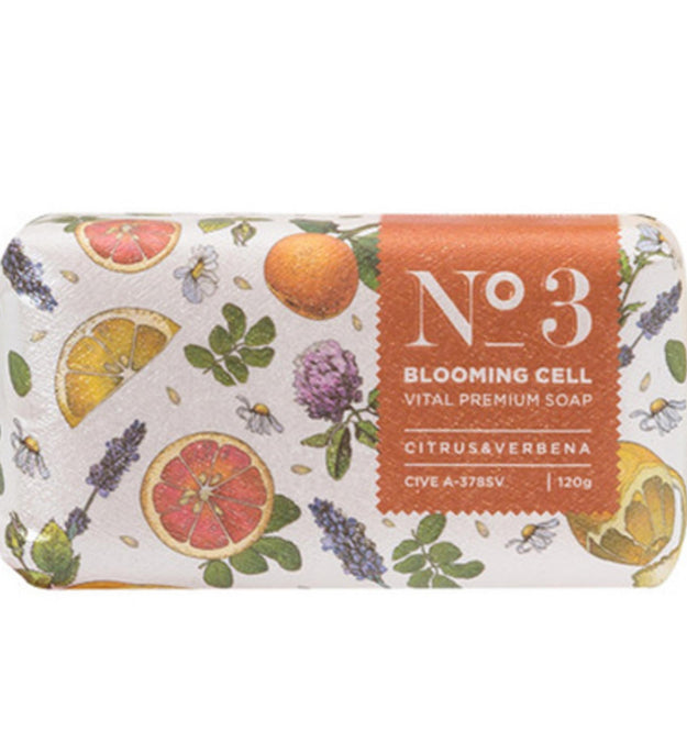 Seolreim Cosmetics Bloomingcell Vital Premium Face Soap No.3 Citrus & Verbena