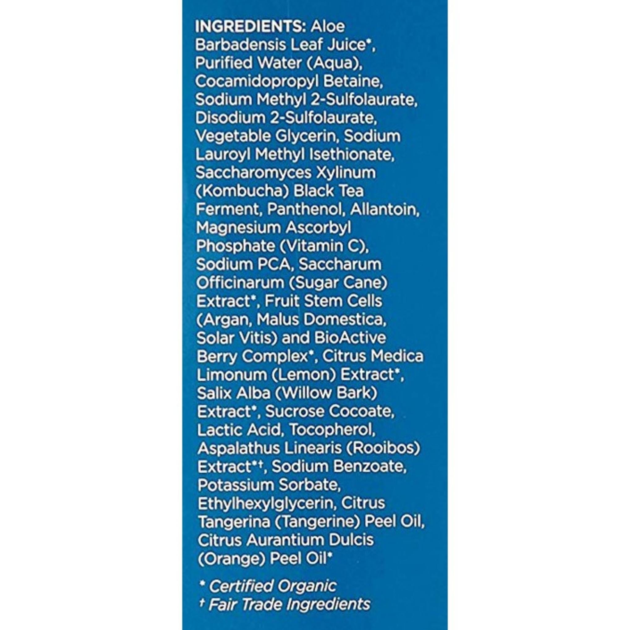 Andalou Naturals Citrus Kambucha Gel de Limpeza Clarificante