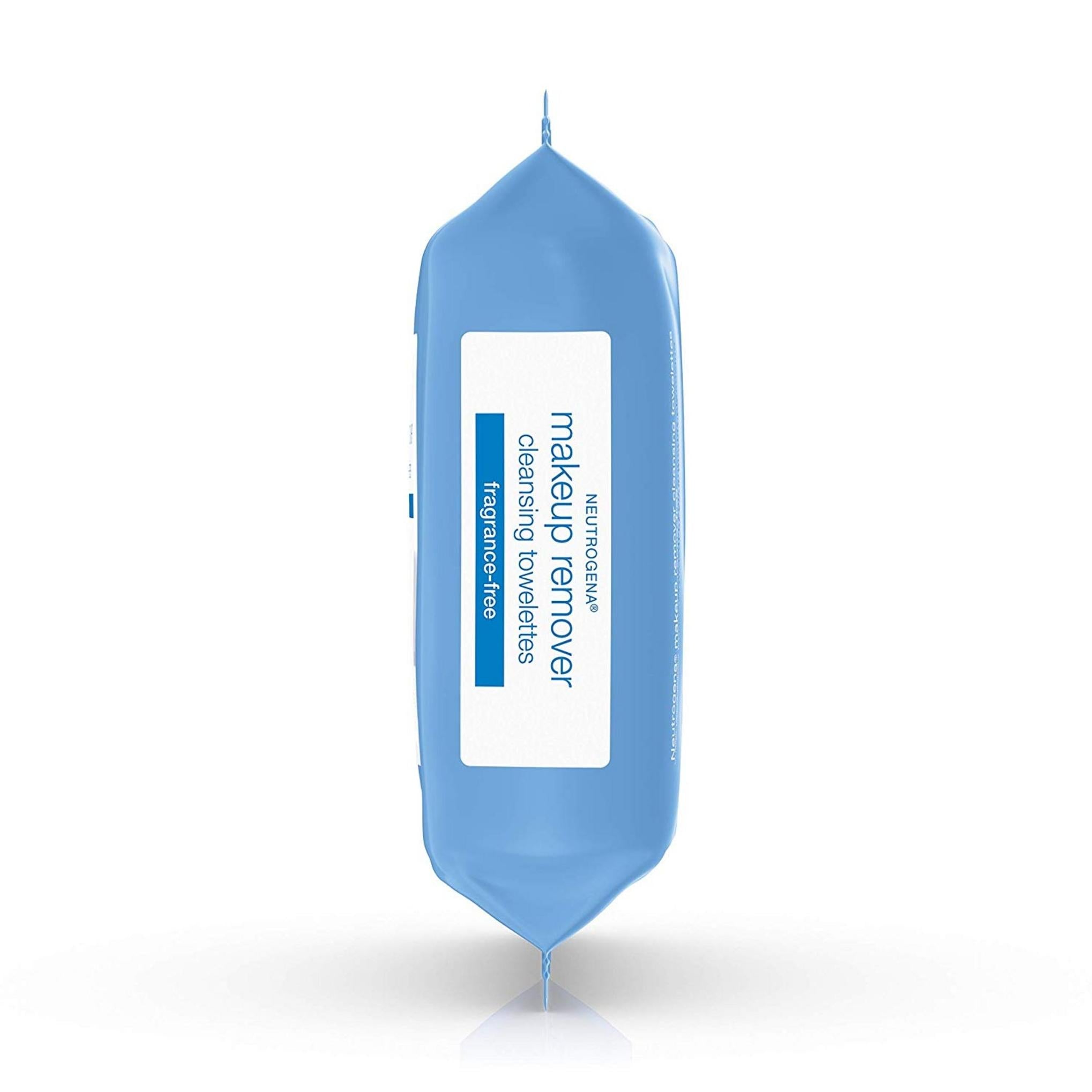 منديل تنظيف ومزيل المكياج من نيوتروجينا، خالٍ من العطور