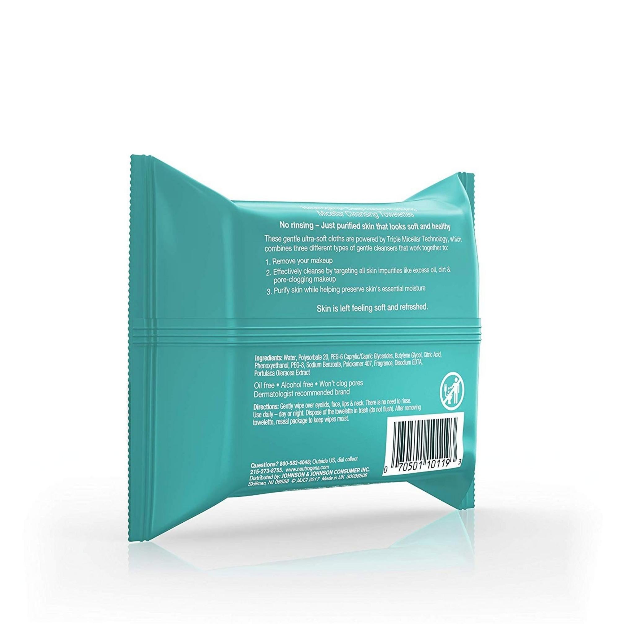 نيوتروجينا، منشفة تنظيف ميسيلار ديب كلين