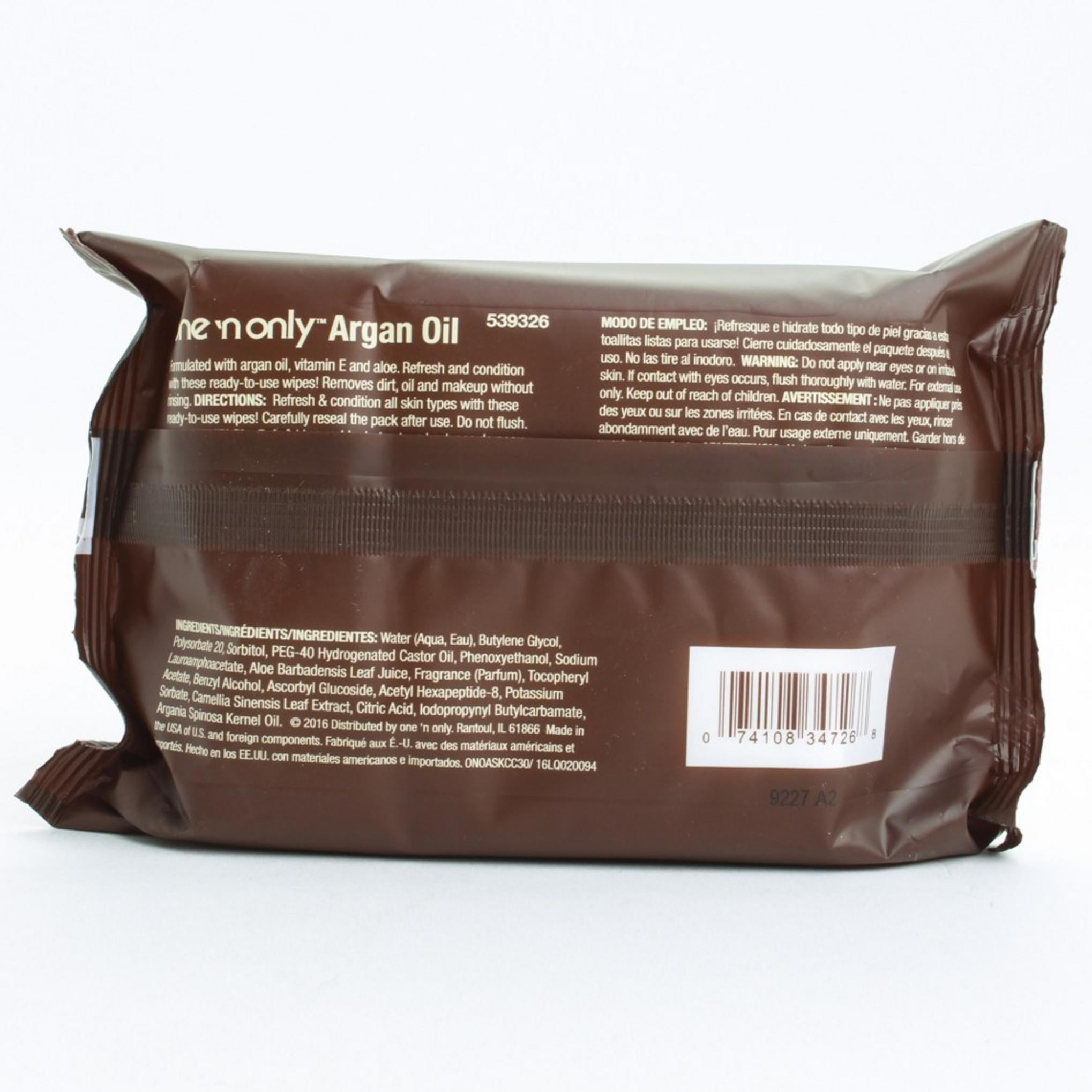 One&Only Argan Yağlı Makyaj Temizleme Bezi