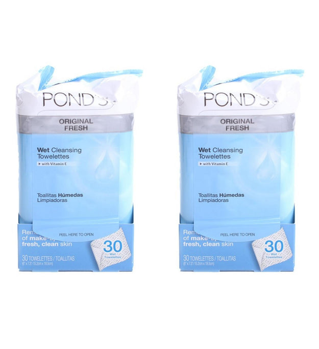 Pond's Original Fresh Wet Cleansing Towelette with Vitamin E
