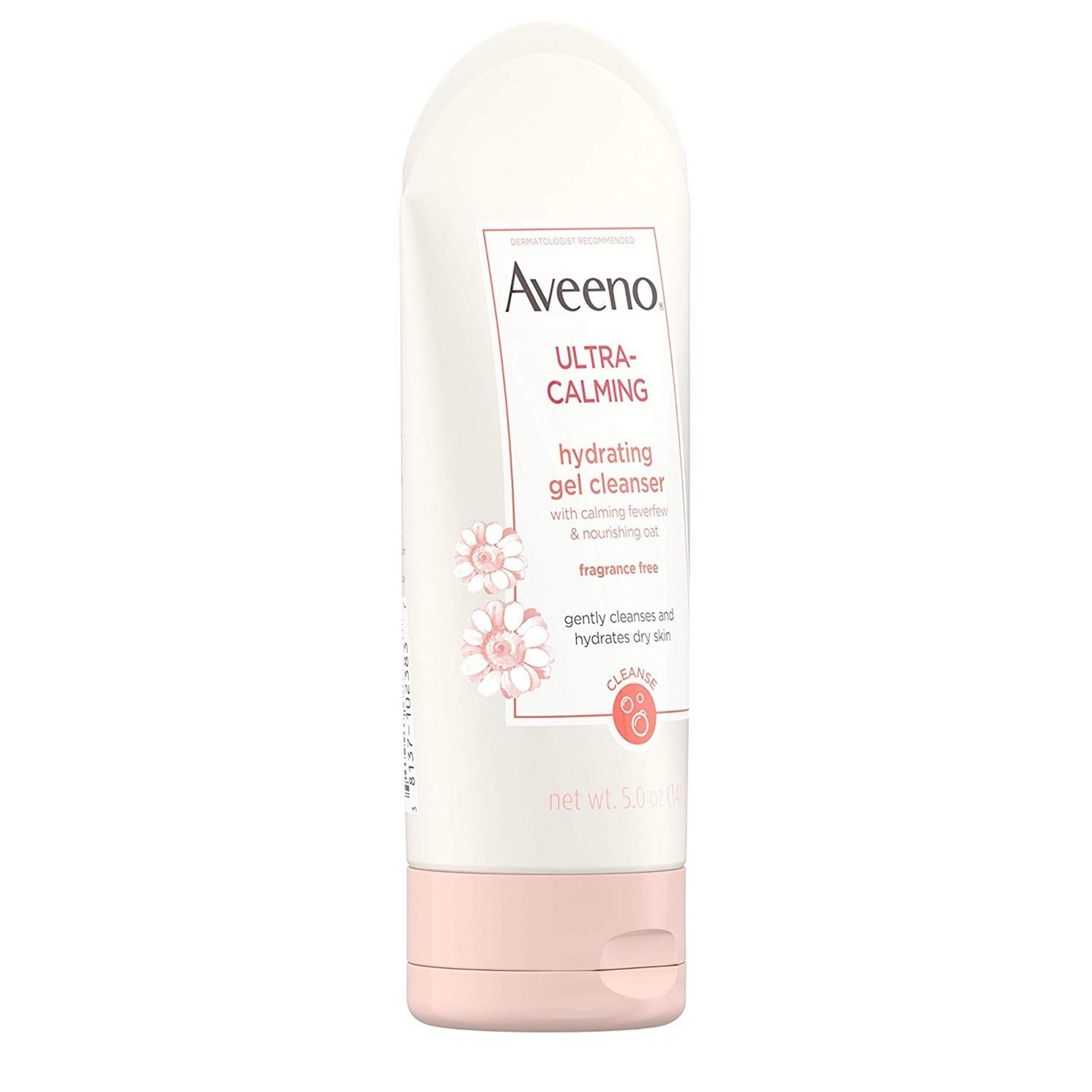 Limpiador en gel hidratante ultra calmante Aveeno sin fragancia