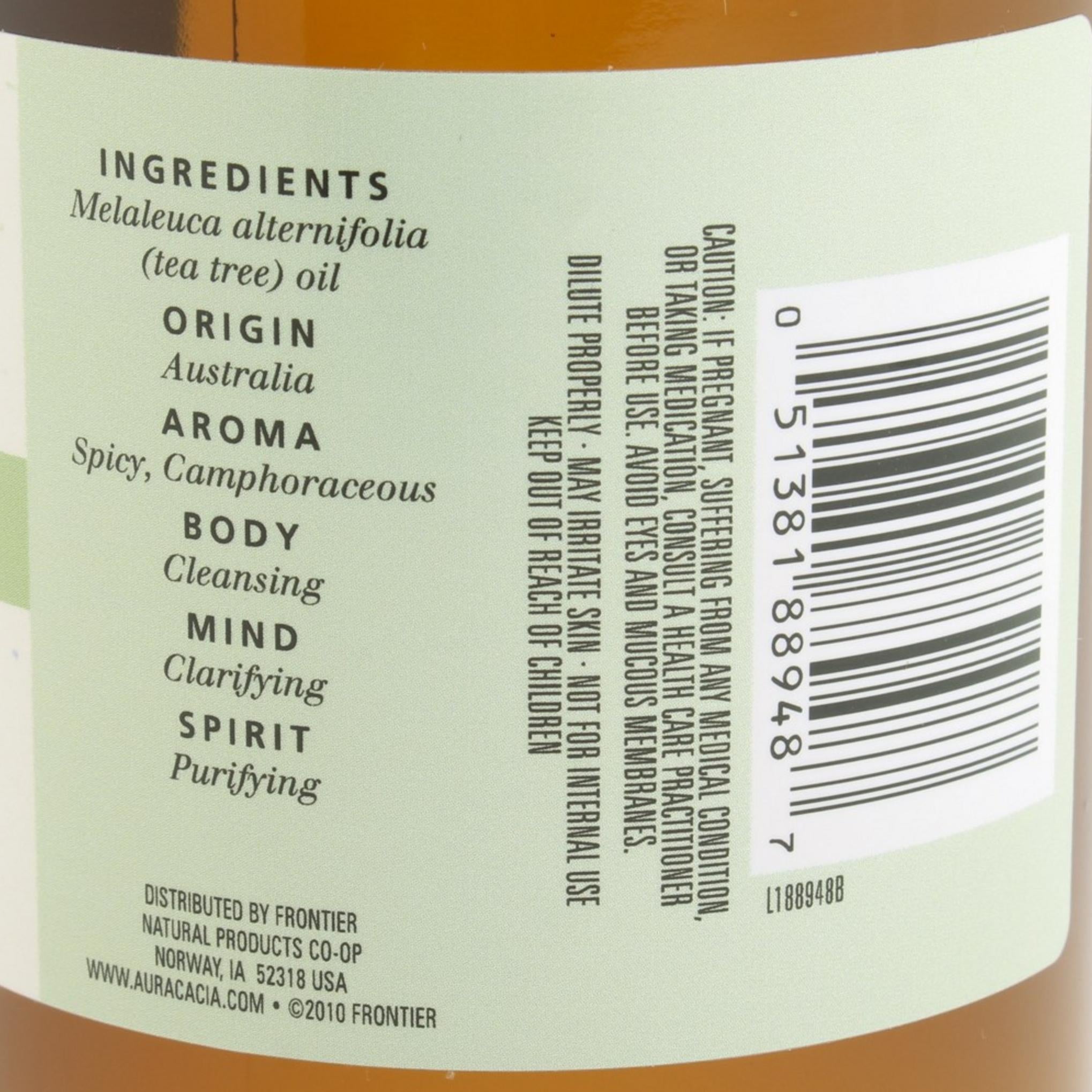 Auracacia Reinigendes reines ätherisches Öl Teebaum