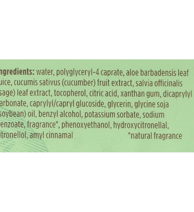 Burt's Bees Facial Cleansing Towelette for Normal to Dry Skin Cucumber & Sage 17.7 x 15.8cm