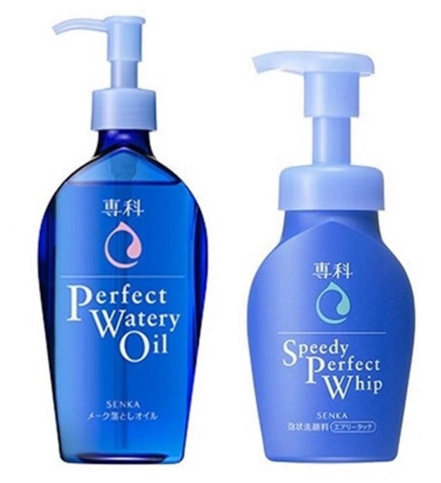 Senka Perfect Watery Oil 230 ml + Speedy Perfect Whip Airy Touch 150 ml Reinigungsset
