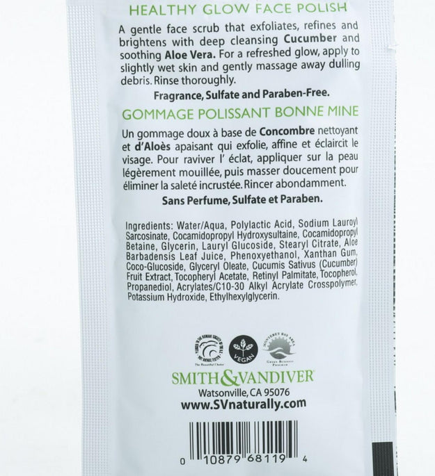 Aromatherapy Pace Healthy Glow Face Polish Cucumber & Aloe Vera
