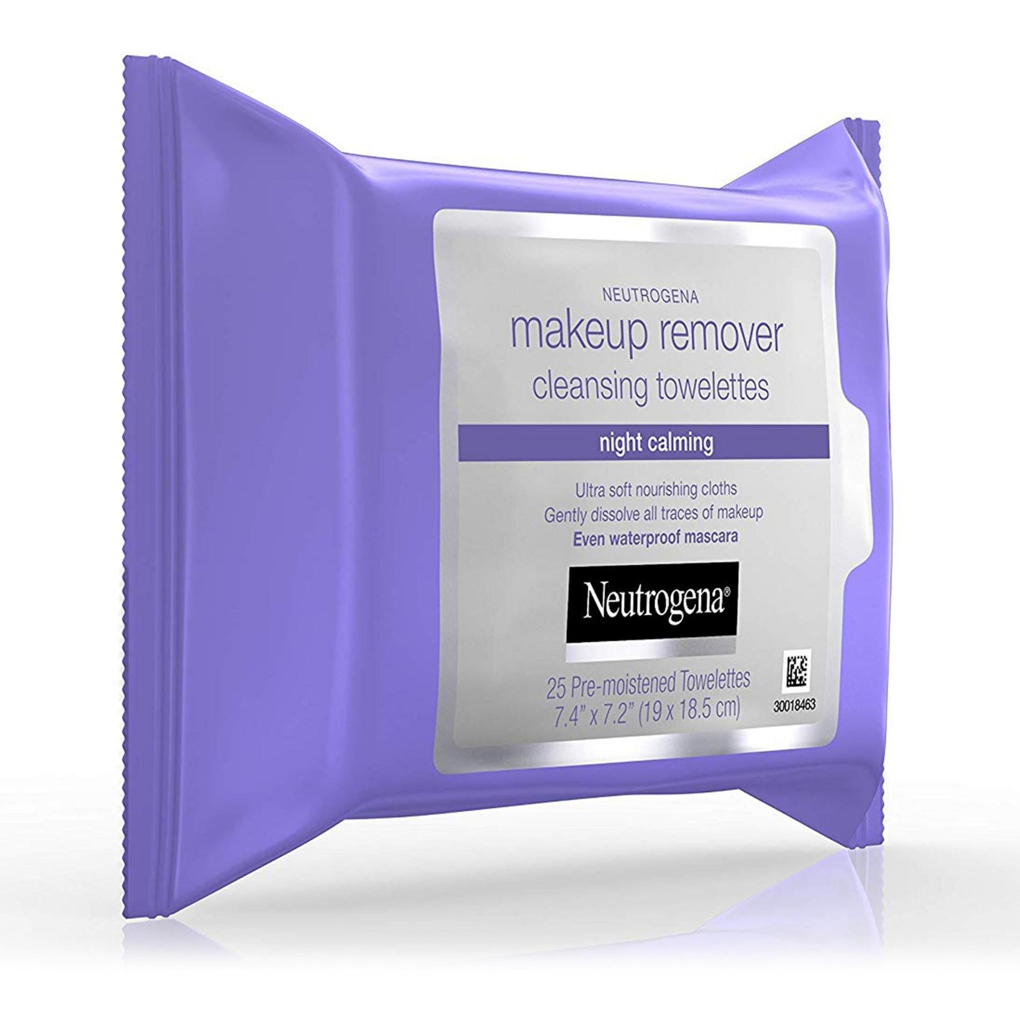 Toallita desmaquillante limpiadora Neutrogena Night Calming
