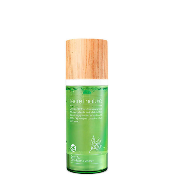 Secret Nature Green Tea Oil to Foam Cleanser