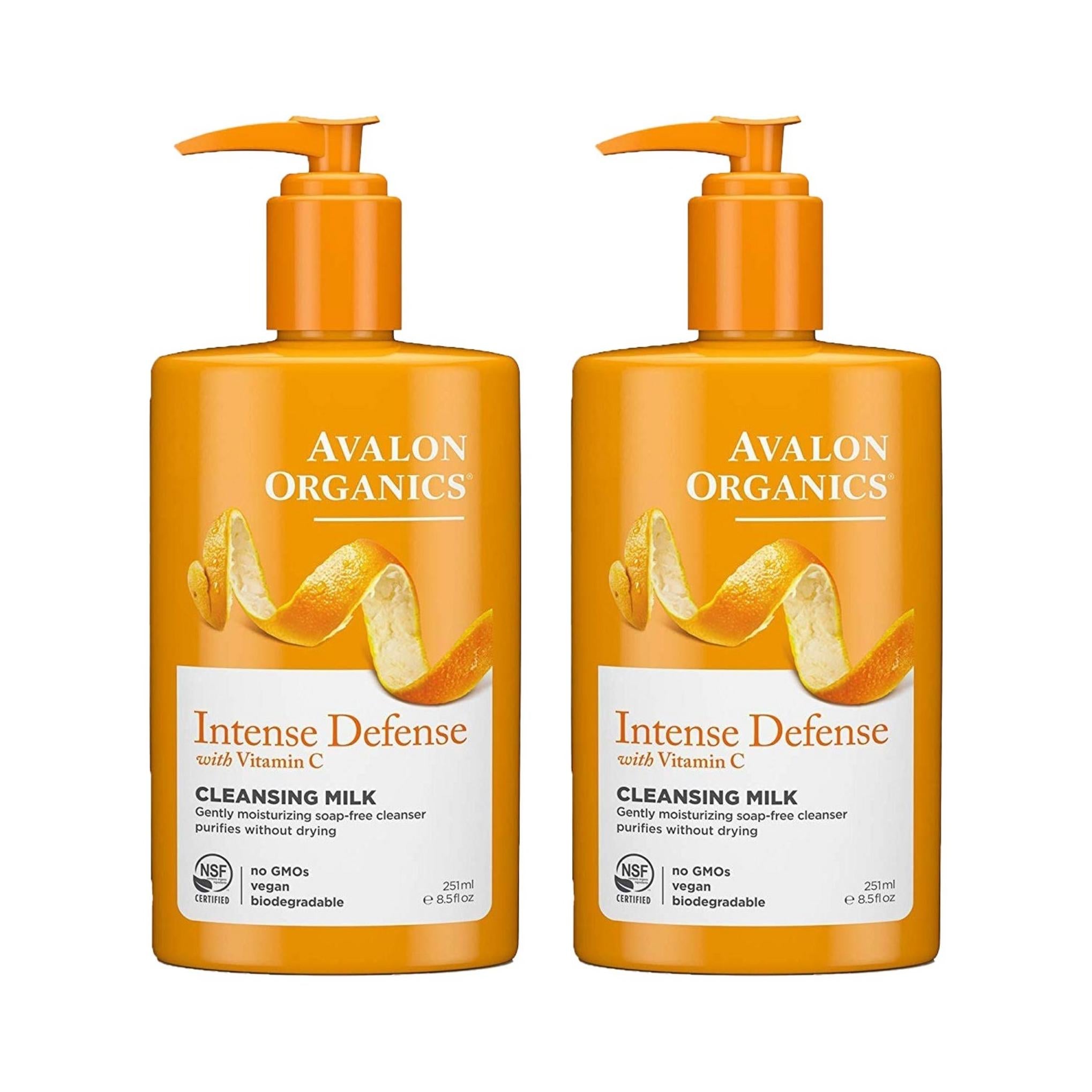 حليب التنظيف المكثف بفيتامين C من أفالون أورجانيكس