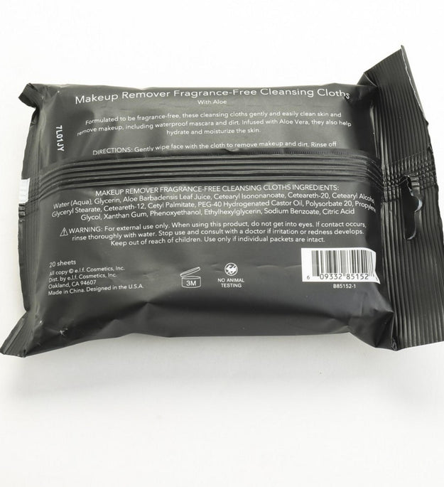 e.l.f. Fragrance Free Cleansing Cloth