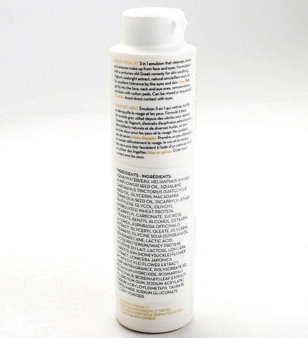 Cores Greek Yogurt Émulsion Nettoyante Tonifiante et Démaquillante 3-en-1 pour les Yeux