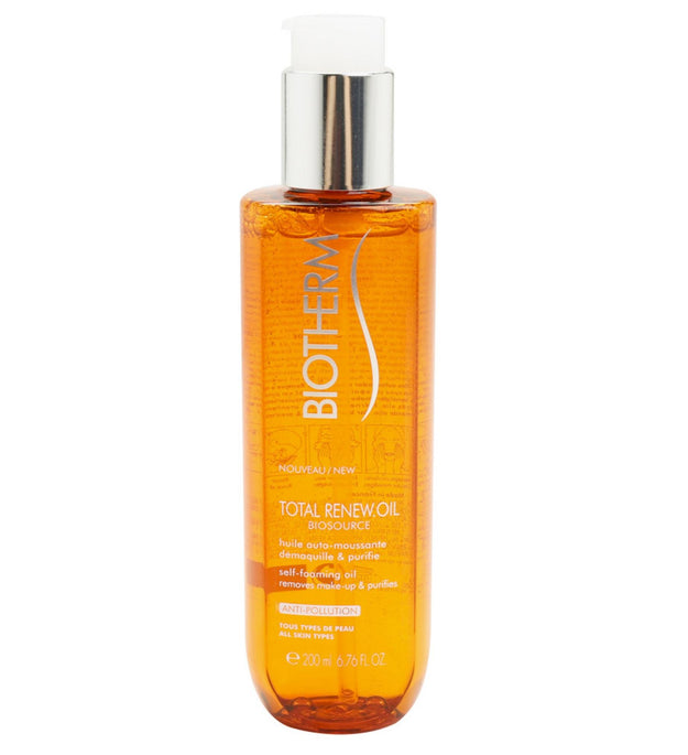 Huile auto-moussante Biosource Total Renew de Biotherm