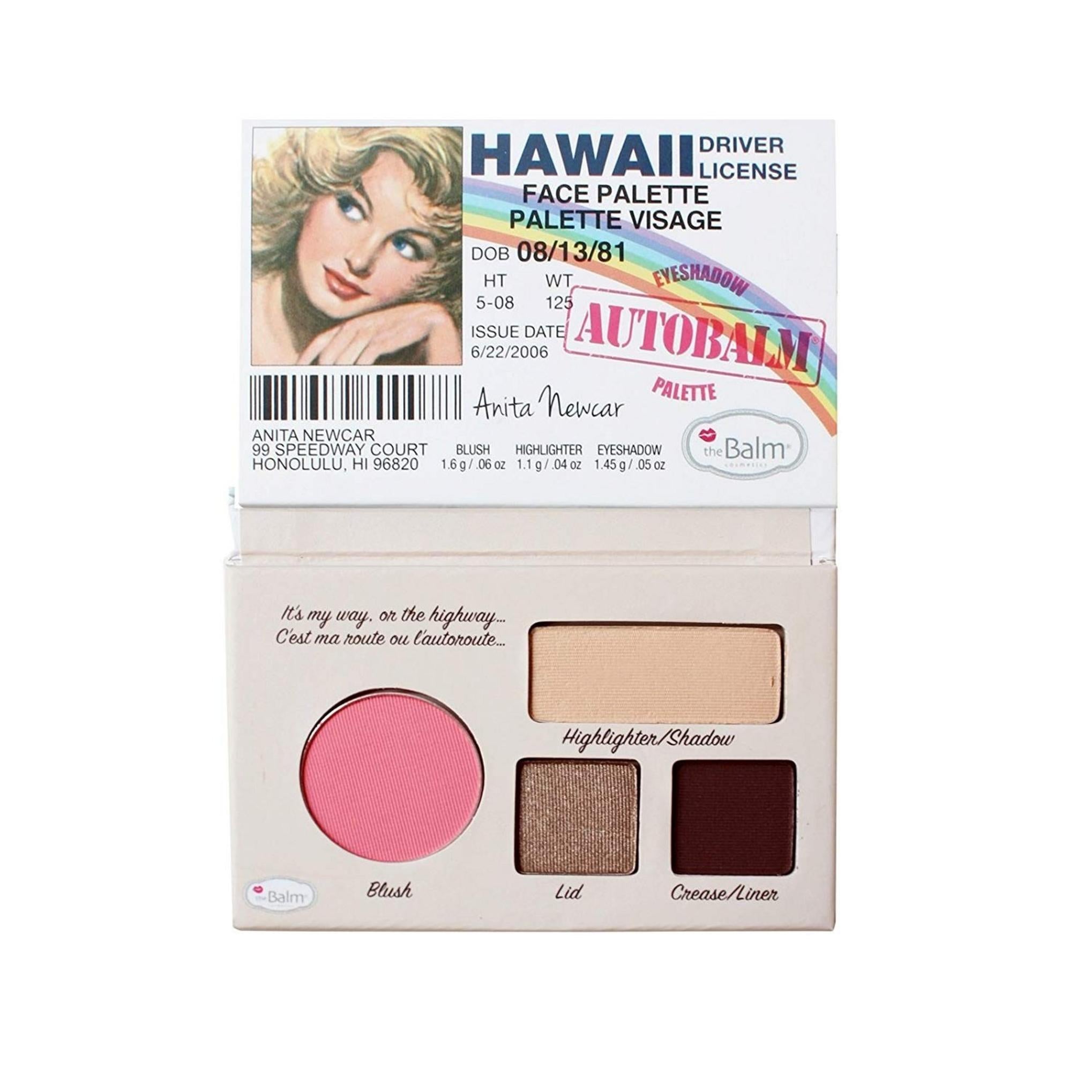 Palette viso The Balm Auto Balm Hawaii