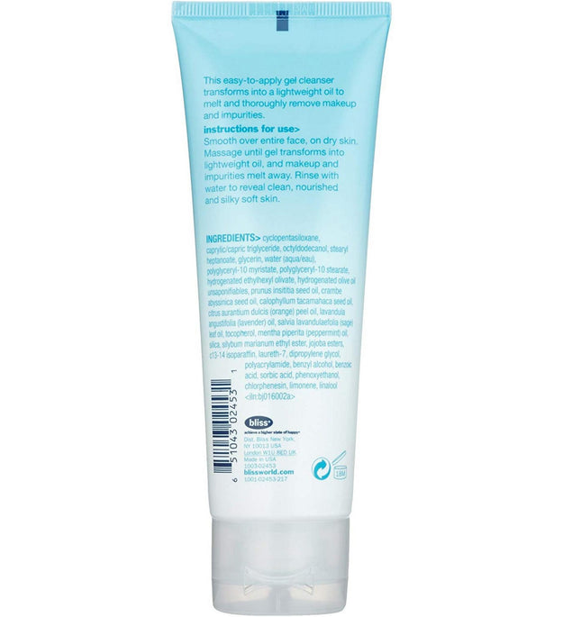 Limpiador en gel y aceite Bliss Fabulous Makeup Melt