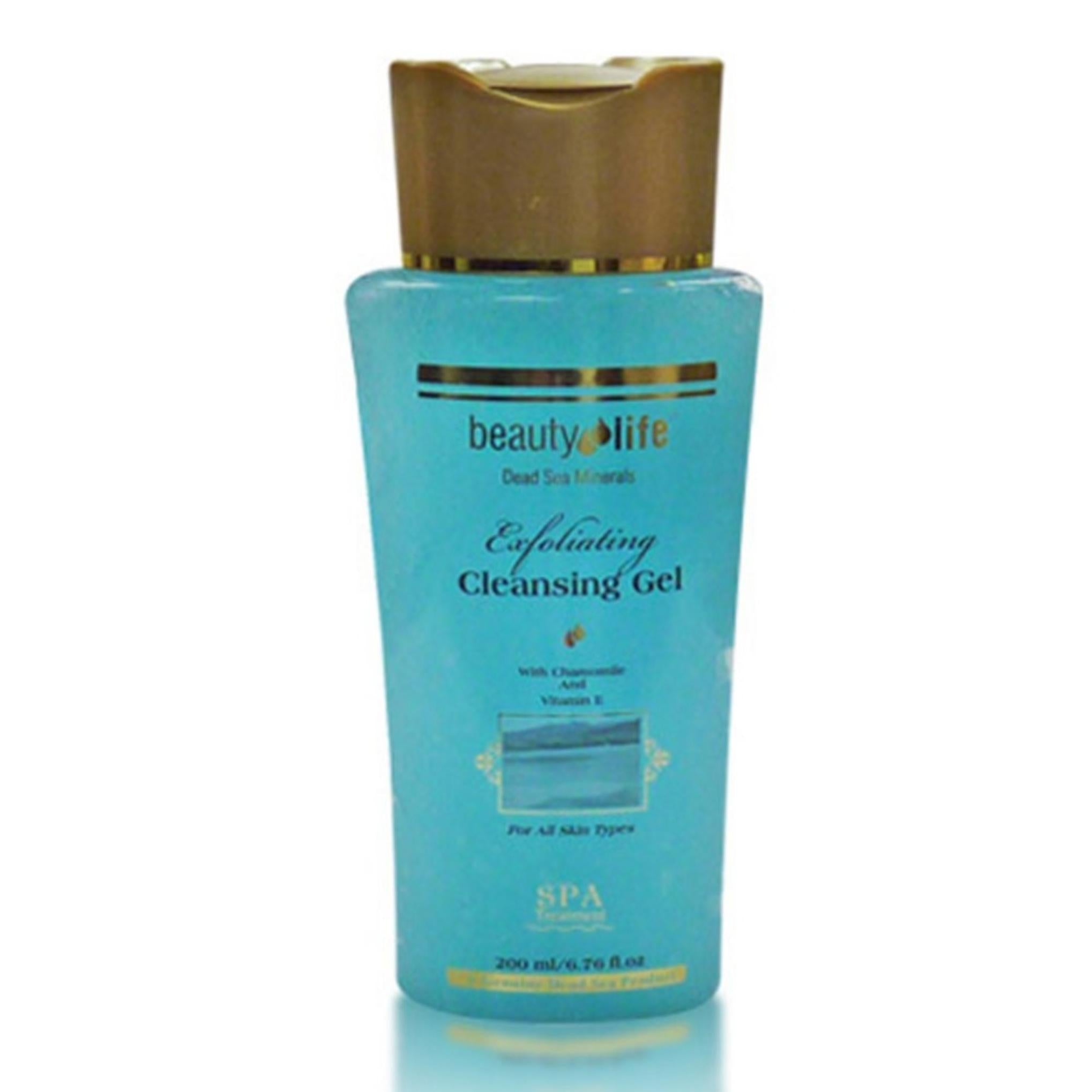 جل تنظيف وتقشير معدني من البحر الميت من أروما، لجميع أنواع البشرة