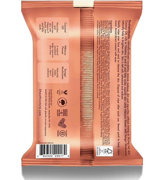 Shea Moisture Coconut & Hibiscus Radiance Facial Tissue 17.8 x 19.1cm