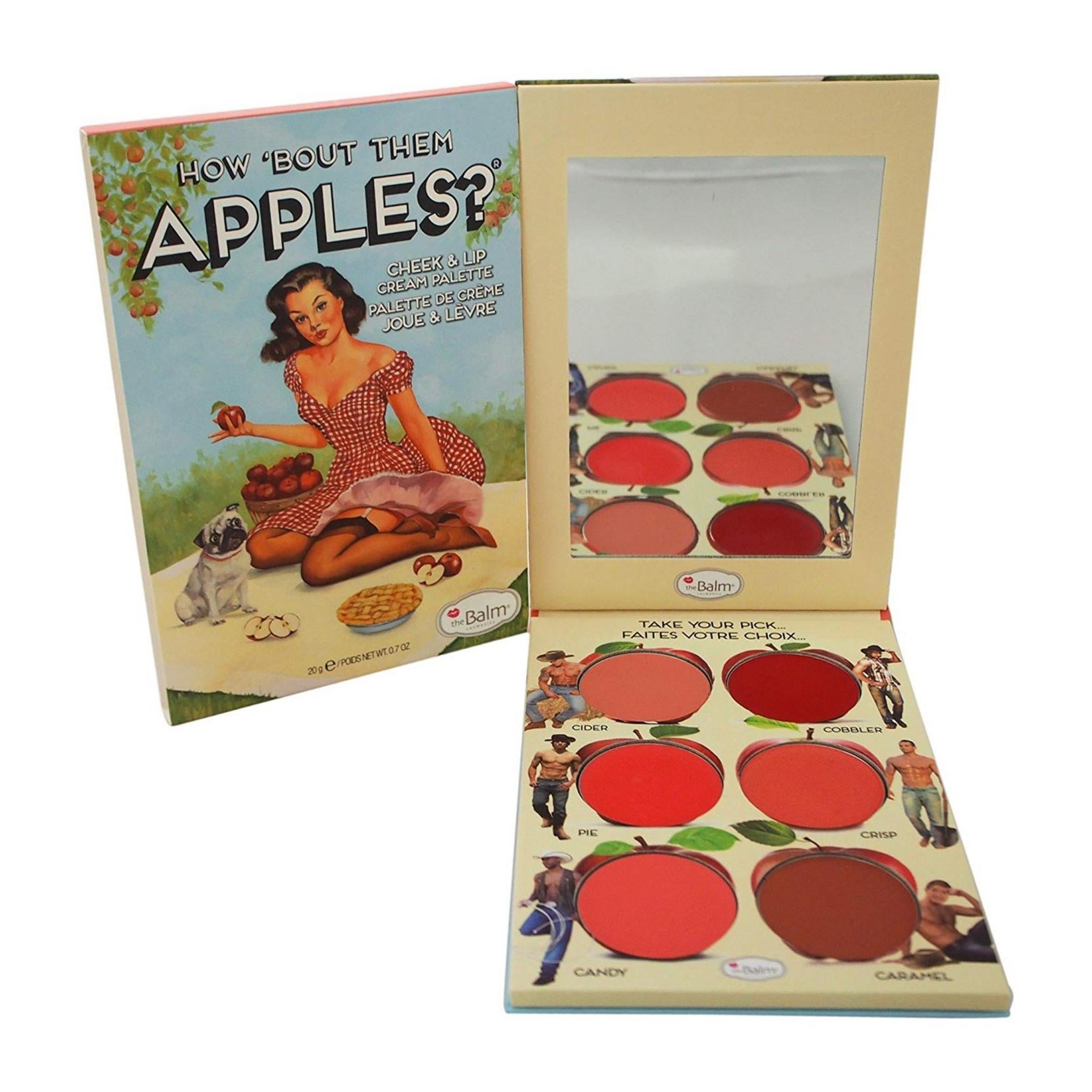 The Balm How About Theme Палетка кремов для щек и губ Apple, 20 г