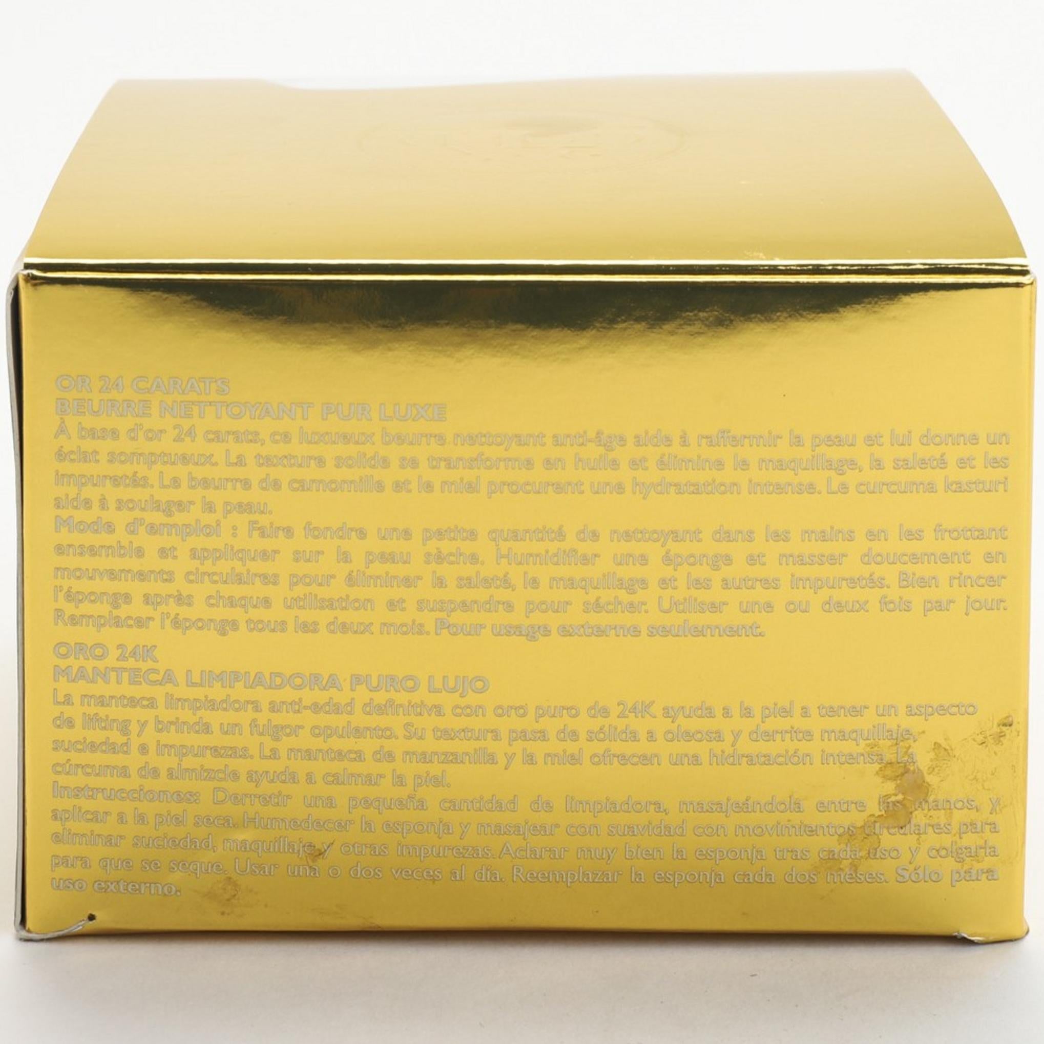 زبدة التنظيف الفاخرة النقية من الذهب عيار 24 قيراط من بيتر توماس روث