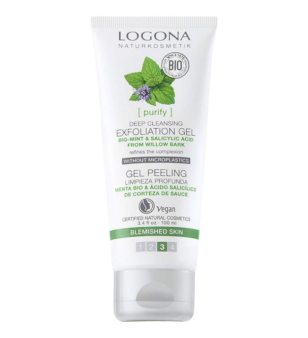 Gel exfoliant nettoyant en profondeur Logona