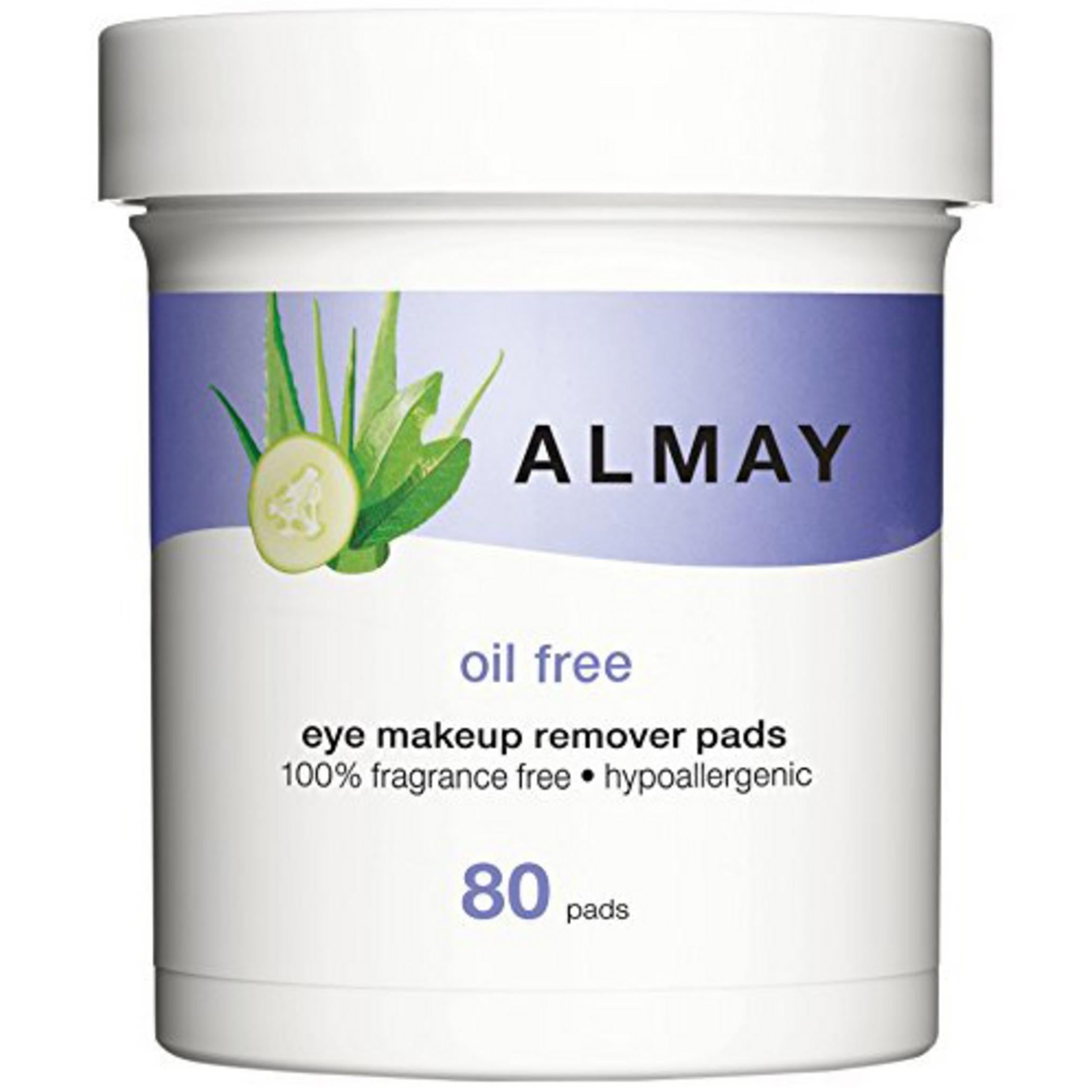 Discos Desmaquilhantes Suaves Almay Oil Free para Olhos