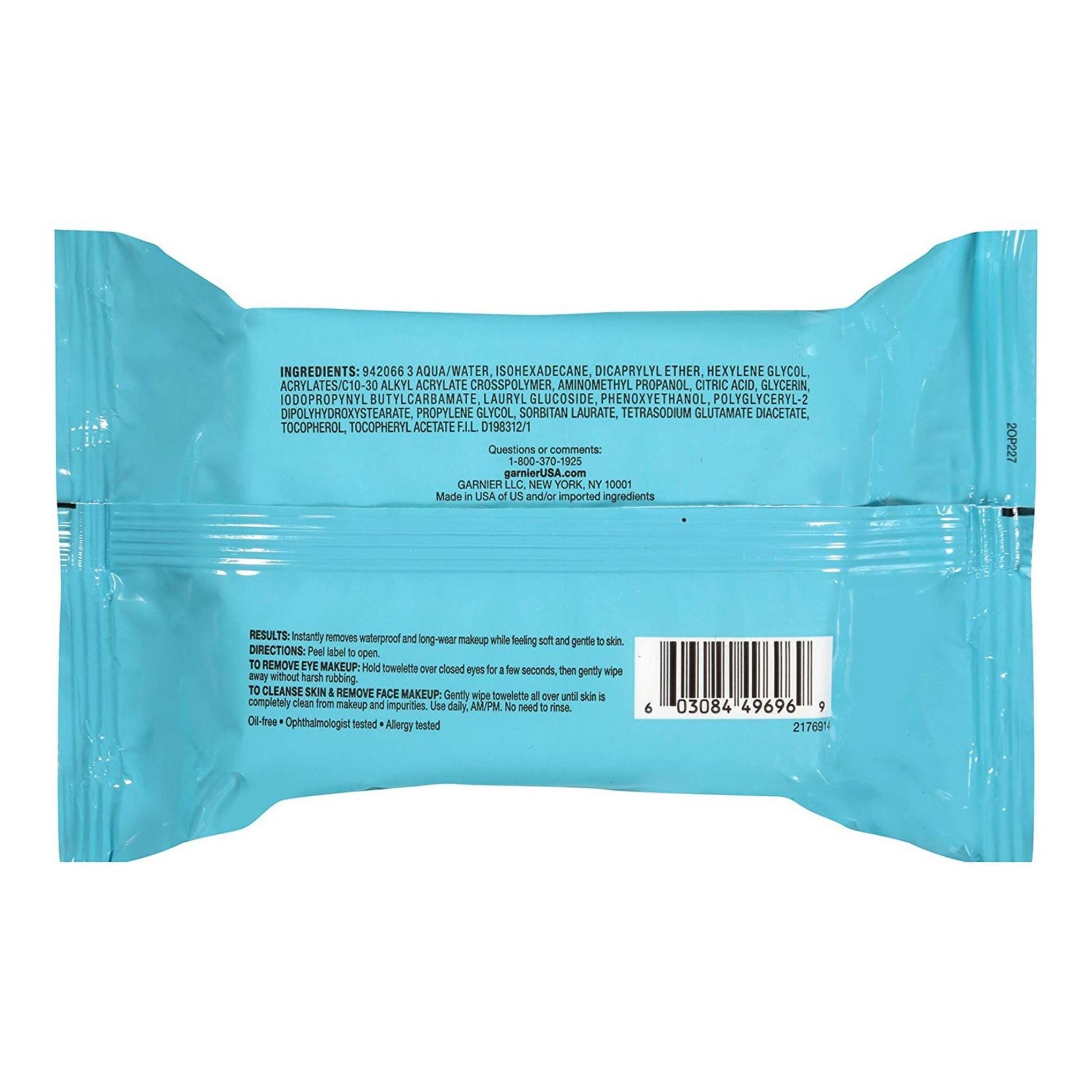 منديل إزالة المكياج ميسيلار من غارنييه