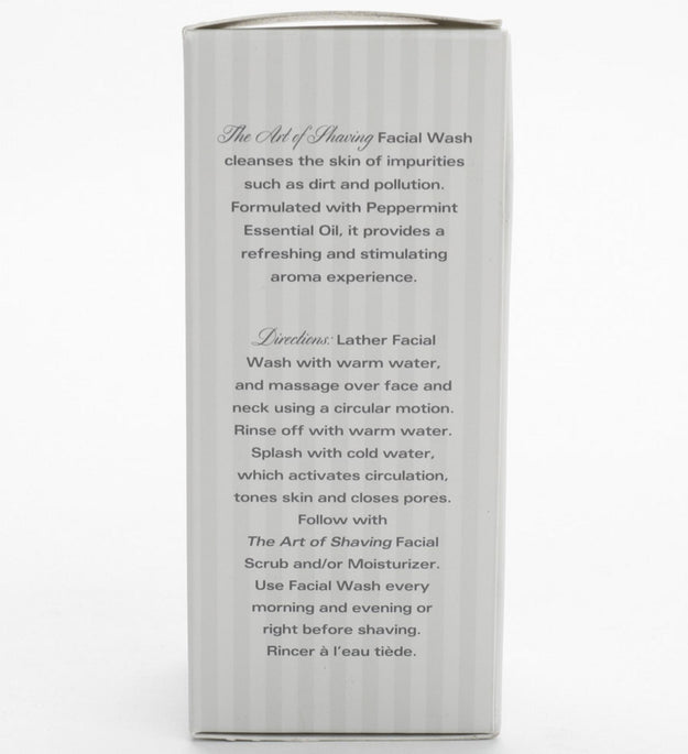 The Art of Shaving Facial Wash Essential Oil