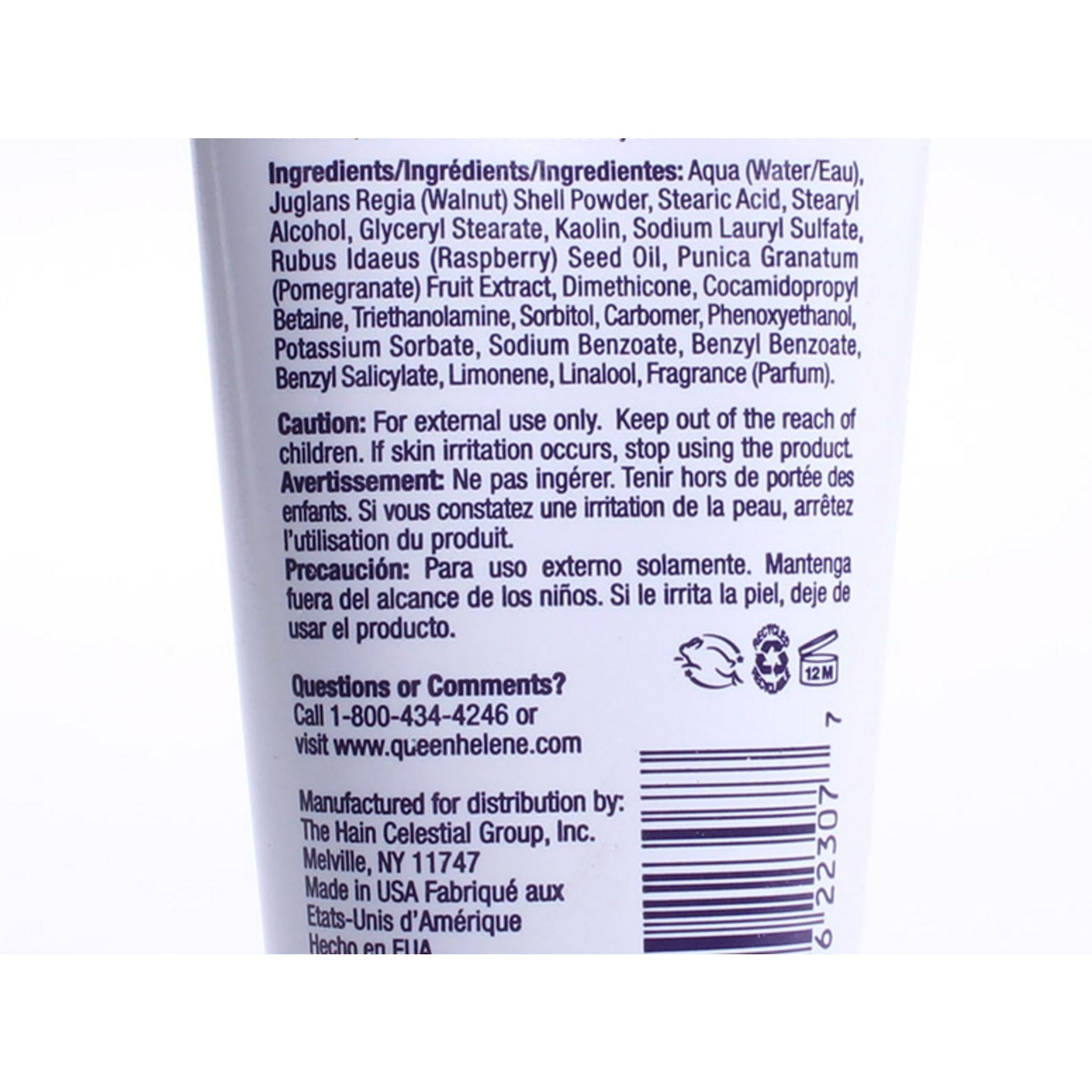 Queen Helen Arındırıcı Nar ve Ahududu Doğal Yüz Peelingi