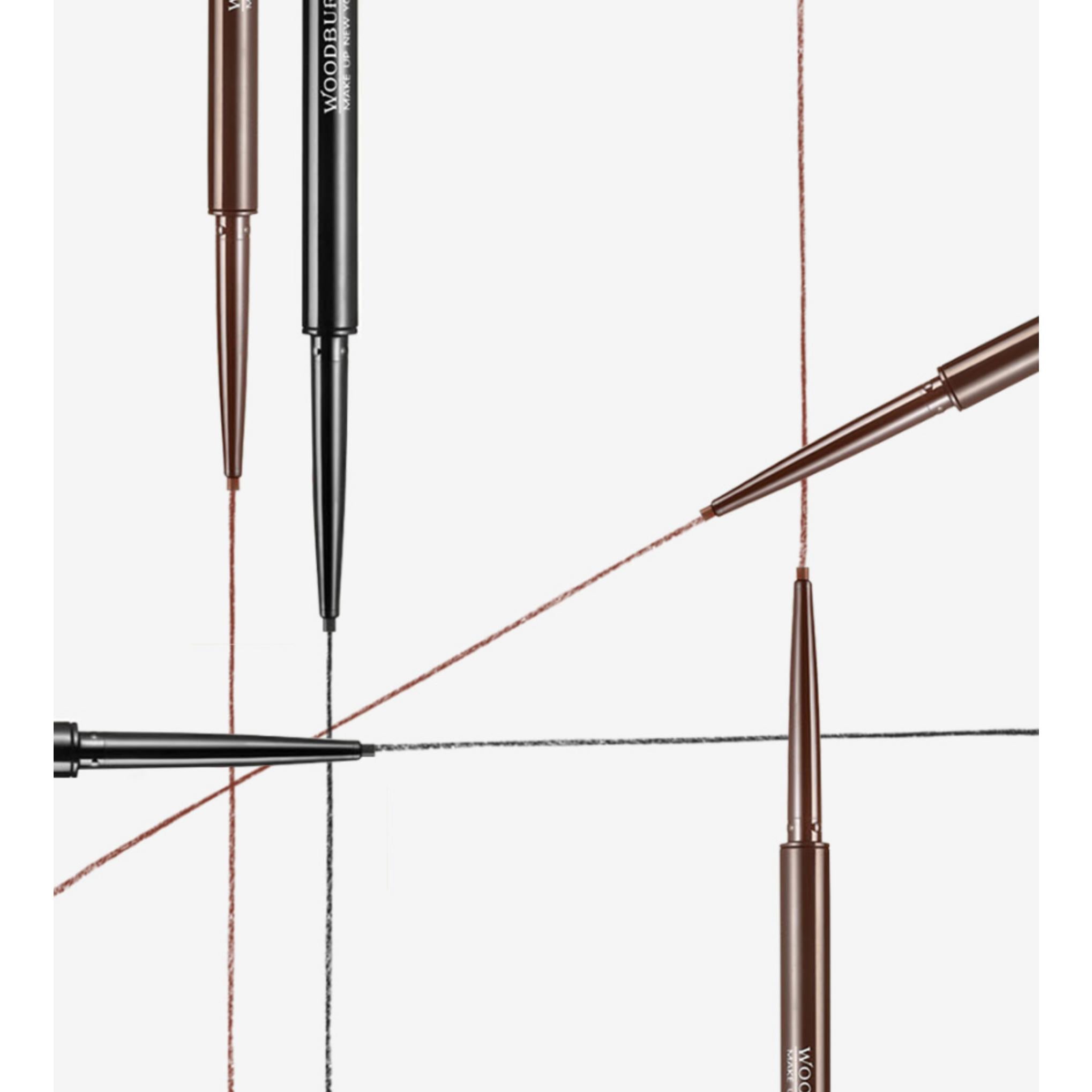 Woodbury Gel Cremoso Super Fino Automático Delineador de Olhos 0.12g