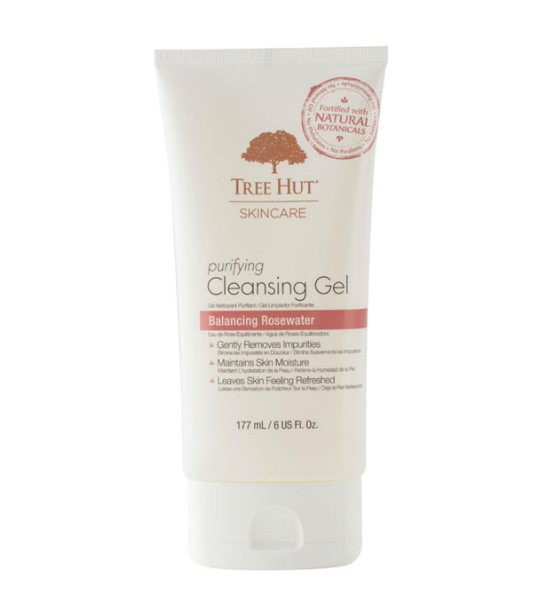Tree Hut Skin Care Purifying Cleansing Gel Balancing Rose Water