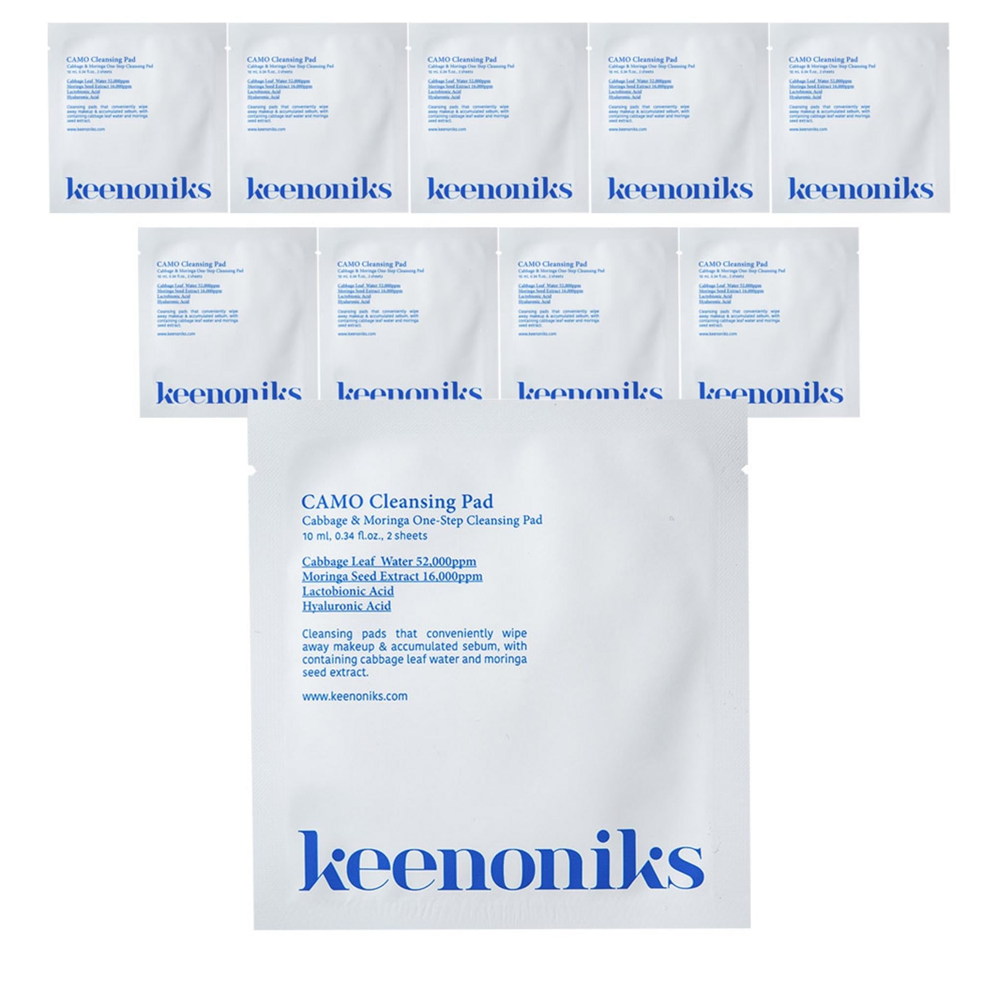 Kinonics Camo ディープ クレンジング ピーリング パッド ポータブル ポーチ